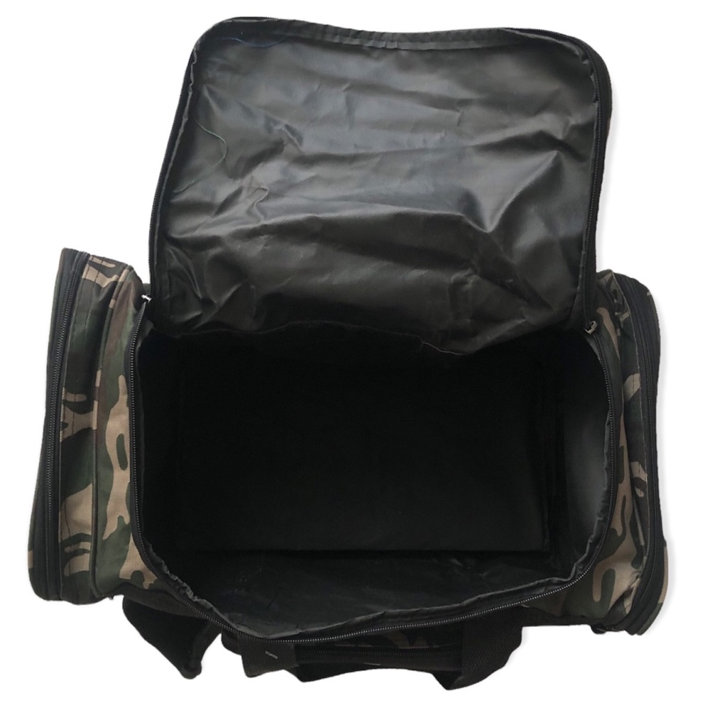 Dig Camouflaged Weekender Duffle Bag With Adjustable Detachable Shoulder Strap - Picture 9 of 9